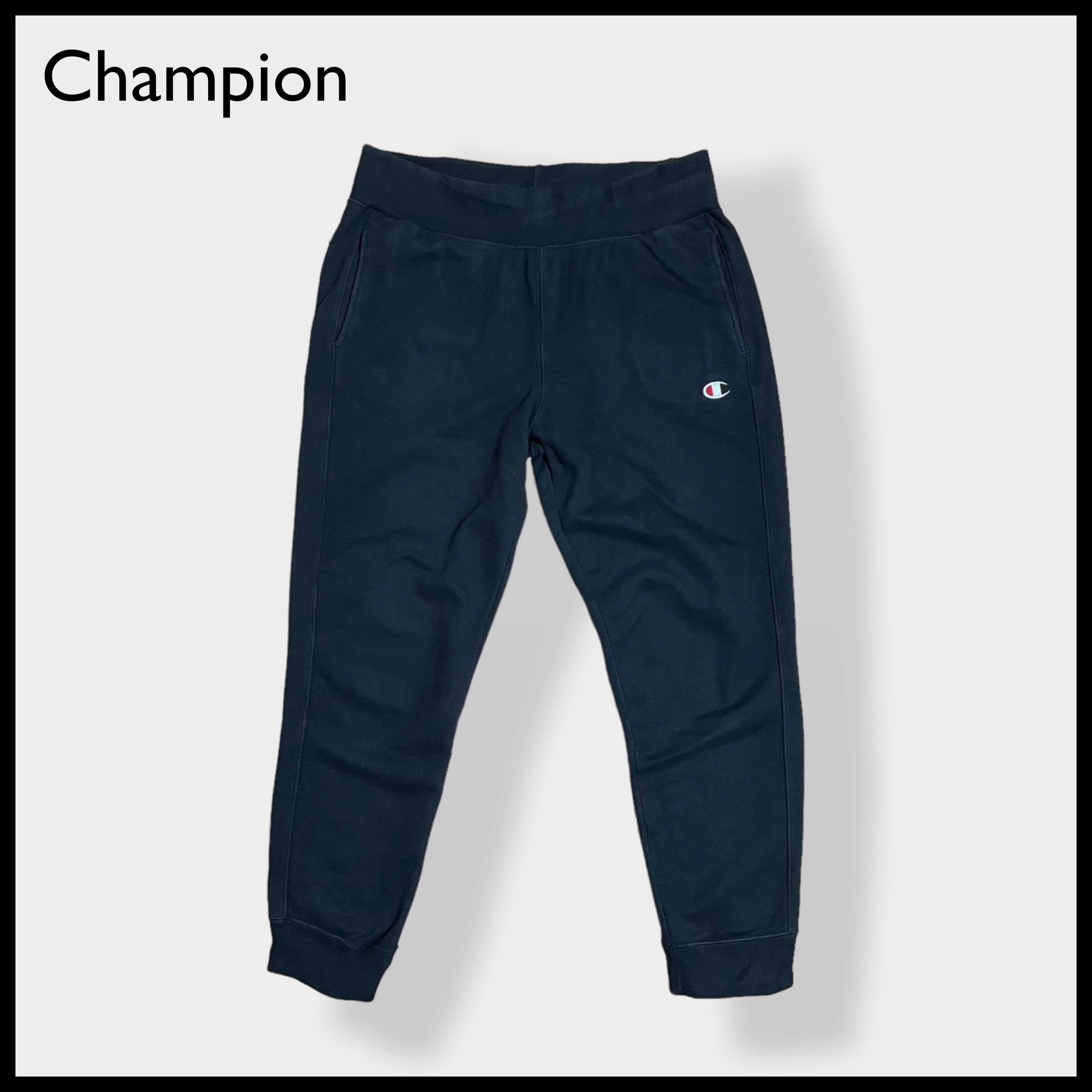 champion】スウェットパンツ リバースウィーブ REVERSE WEAVE 刺繍ロゴ