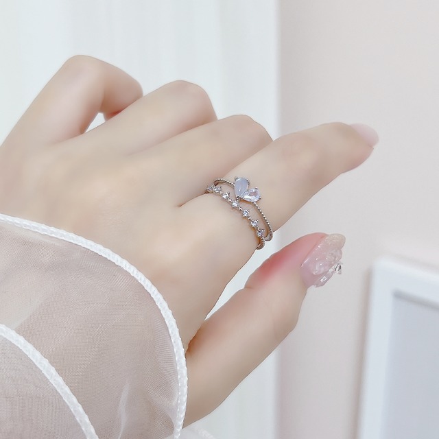 twinカラーring (フリーサイズ)