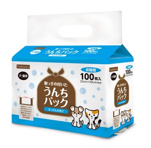 【人気】イヌネル (inuneru) うんちパック 取っ手付き 100枚