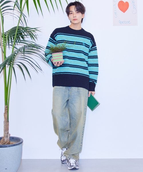 ☆SEVENTEEN ジョンハン 着用！！【ADLV】COLOR SPRAY DYE DENIM PANTS