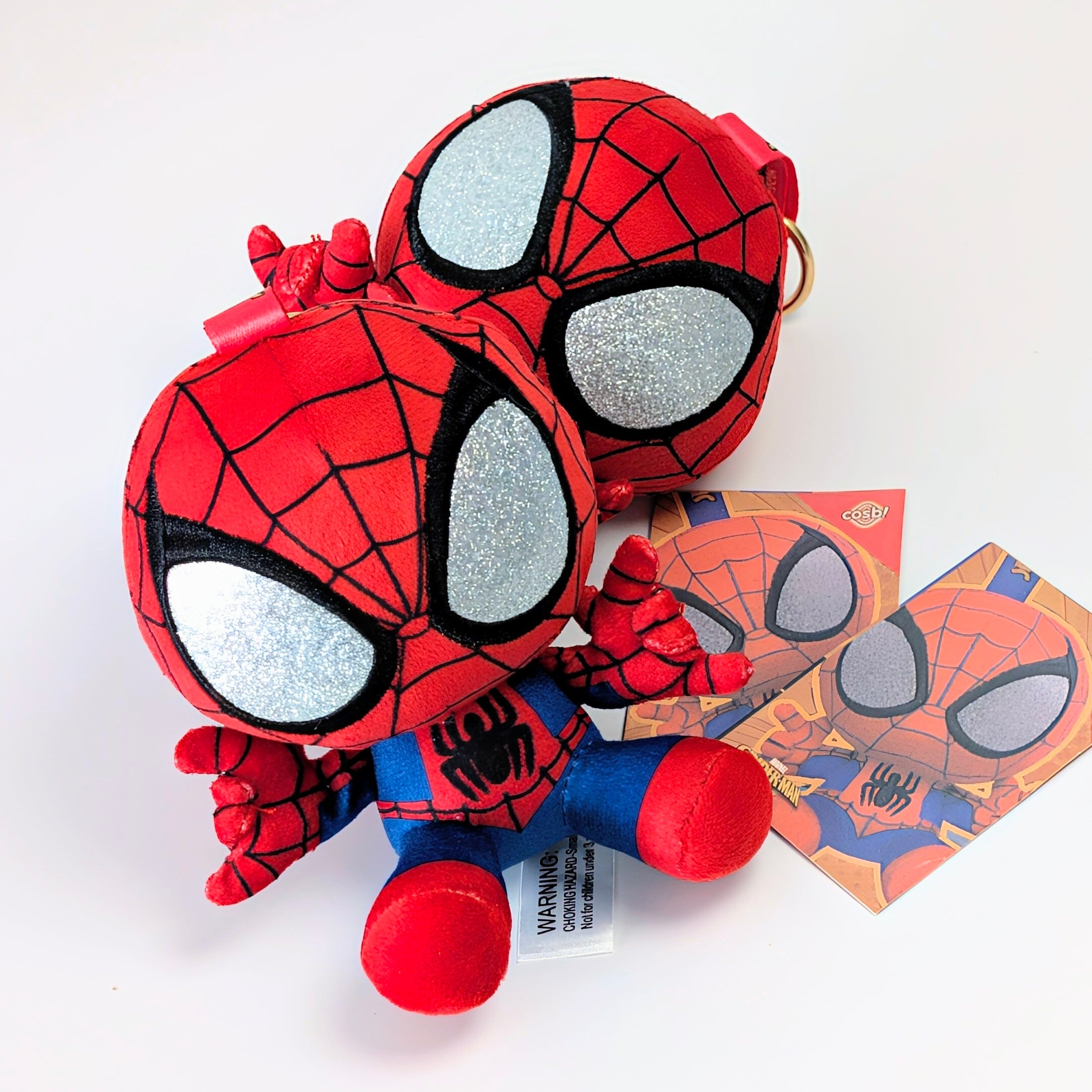 【 Spider-Man ( スパイダーマン ) 】ぬいぐるみキーホルダー / プラッシュキーホルダー / マスコット 〚アメリカン雑貨 アメトイ〛