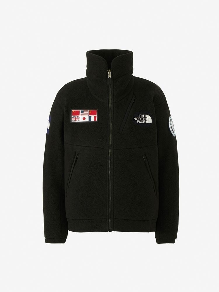 Trans Antarctica Fleece Jacket(NA72235) - ブラック(K)【THE NORTH  