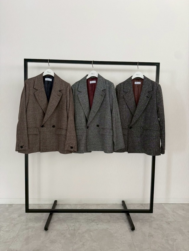 【ご予約】BO26-714J Double-Breasted Jacket【boutque ordinary】