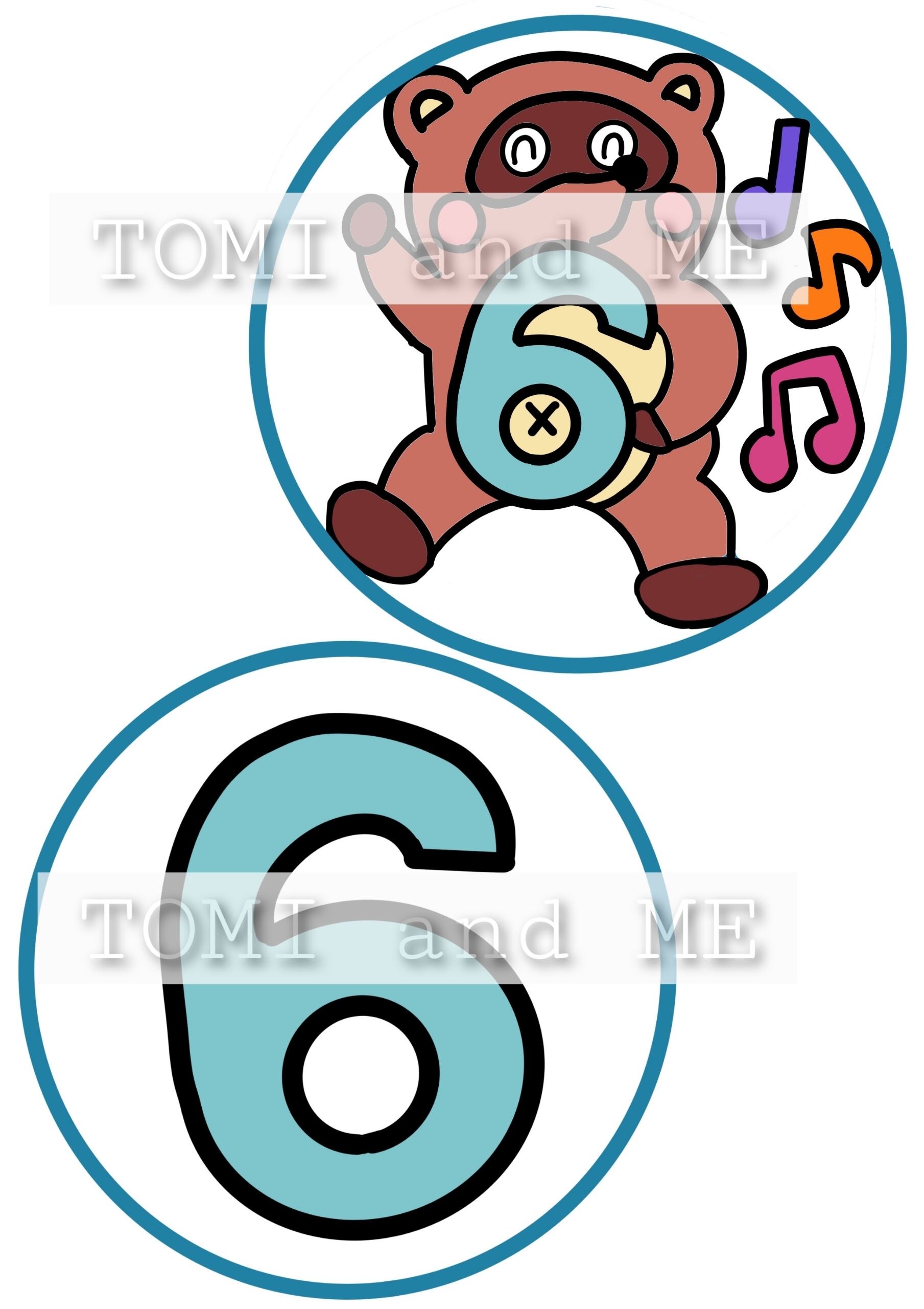 すうじのうた（仕掛けなしバージョン） | TOMI and ME