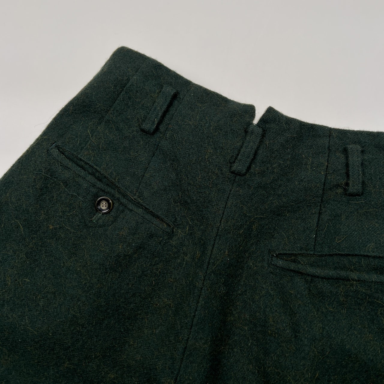 希少 レア NICOLE ニコル ウール スラックスパンツ サイズ S /ビンテージ/グリーン