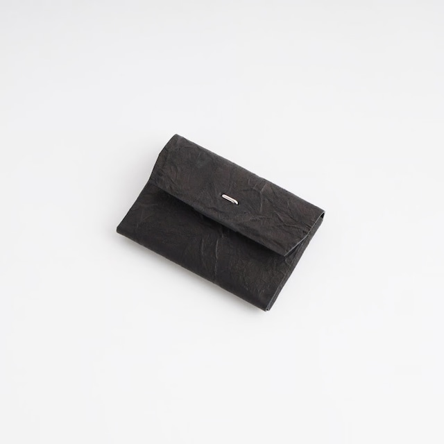 i ro se PAPER 3WAY MINI WALLET ( L.BROWN / BLACK )