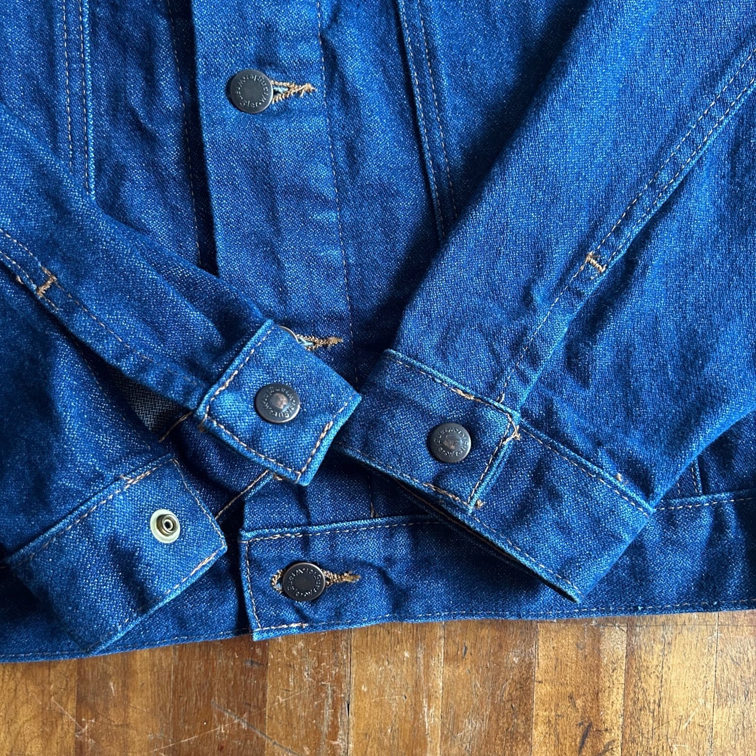 MESSAGERIE メッサジュリエ ナポレオンジャケット 44 タグ付き Wrangler 74145PW トラッカージャケット US [C2969] | 古着屋