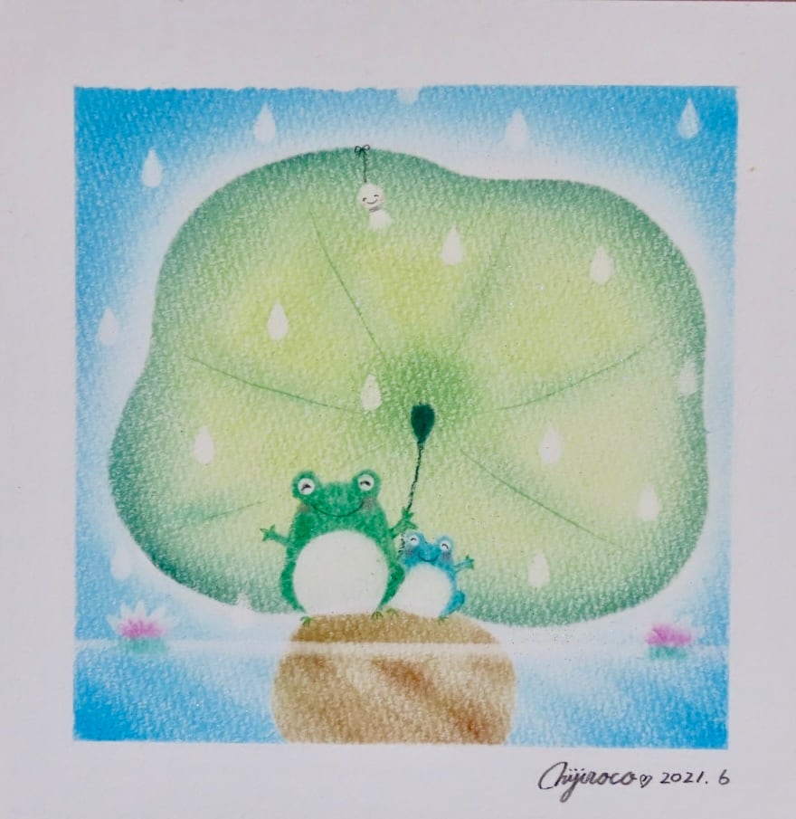 パステルアート 君だけのBIG THEE | nijiroco art gallery