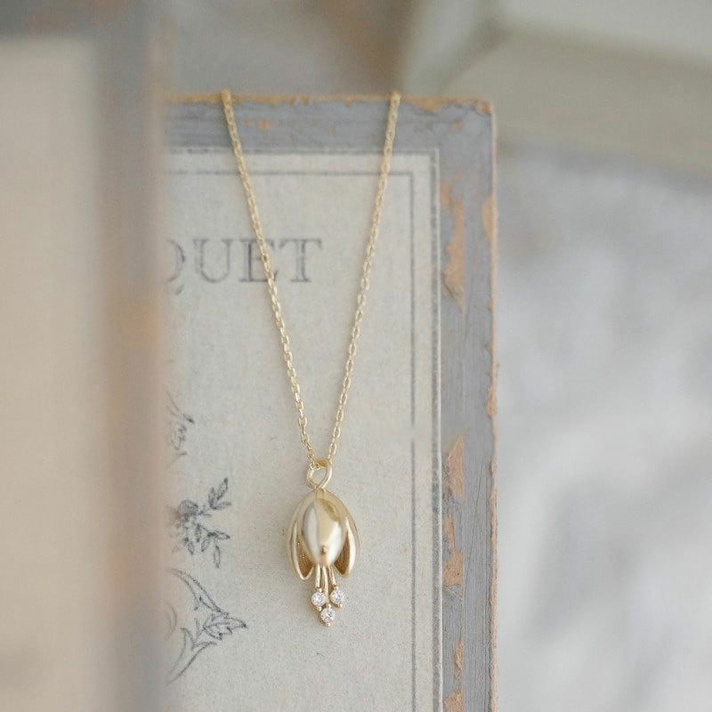 S925 チューリップ ネックレス Necklace