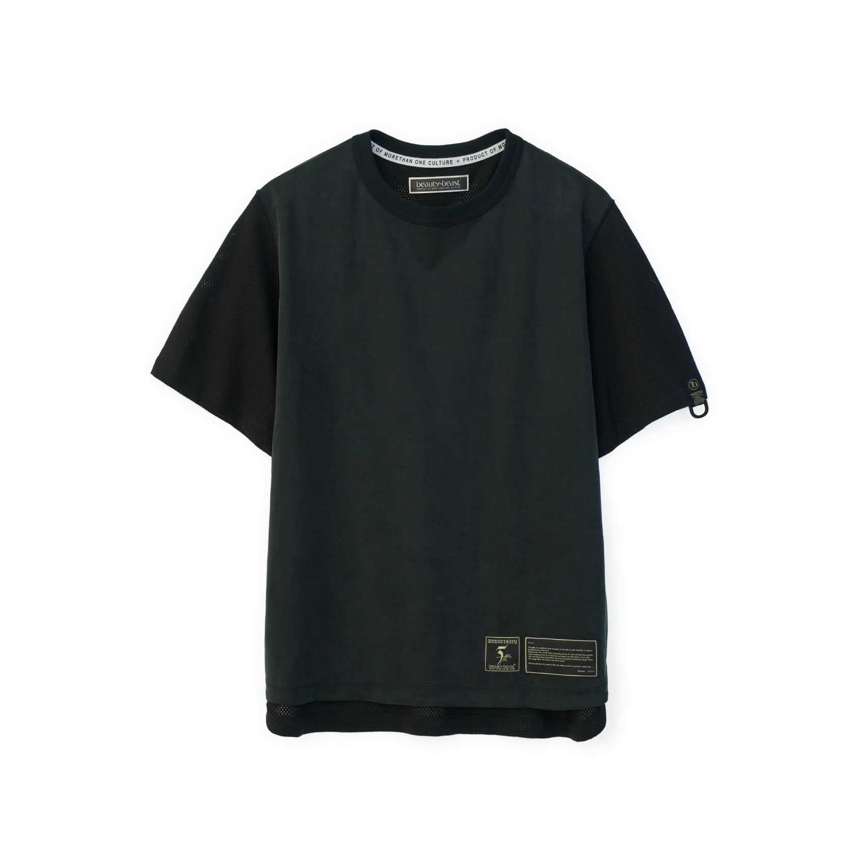 20471120 COLLABORATION L/S TEE _2 (BLK×BLUE） | beauty:beast