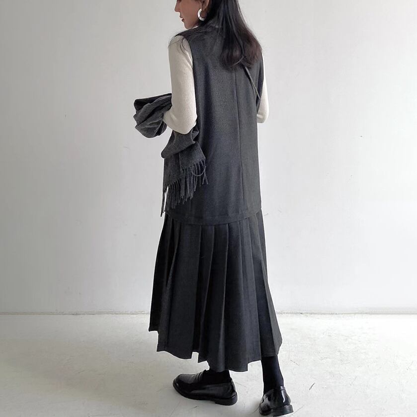 v neck jumper one-piece m0402