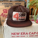 70's Deadstock "K-Brand” Trucker Hat ”4 Star Seeds"