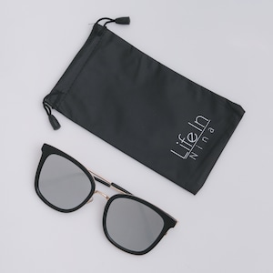 Iris Mirror Sunglasses / BK