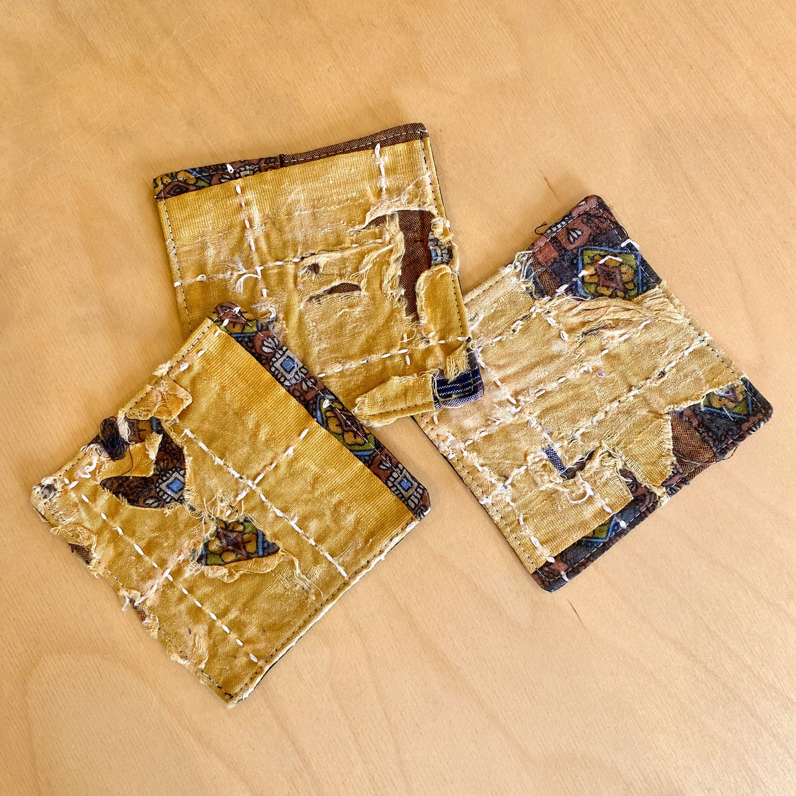 刺し子BOROコースター / MURE-群 | millvalley