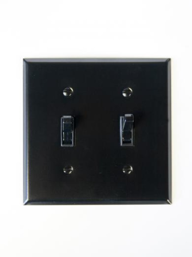 アメリカンスイッチ　2口 スイッチプレート