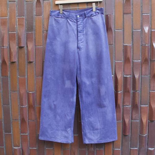 [US NAVY] Vintage Sailor Pants [1940s-] Cotton Over Dyed