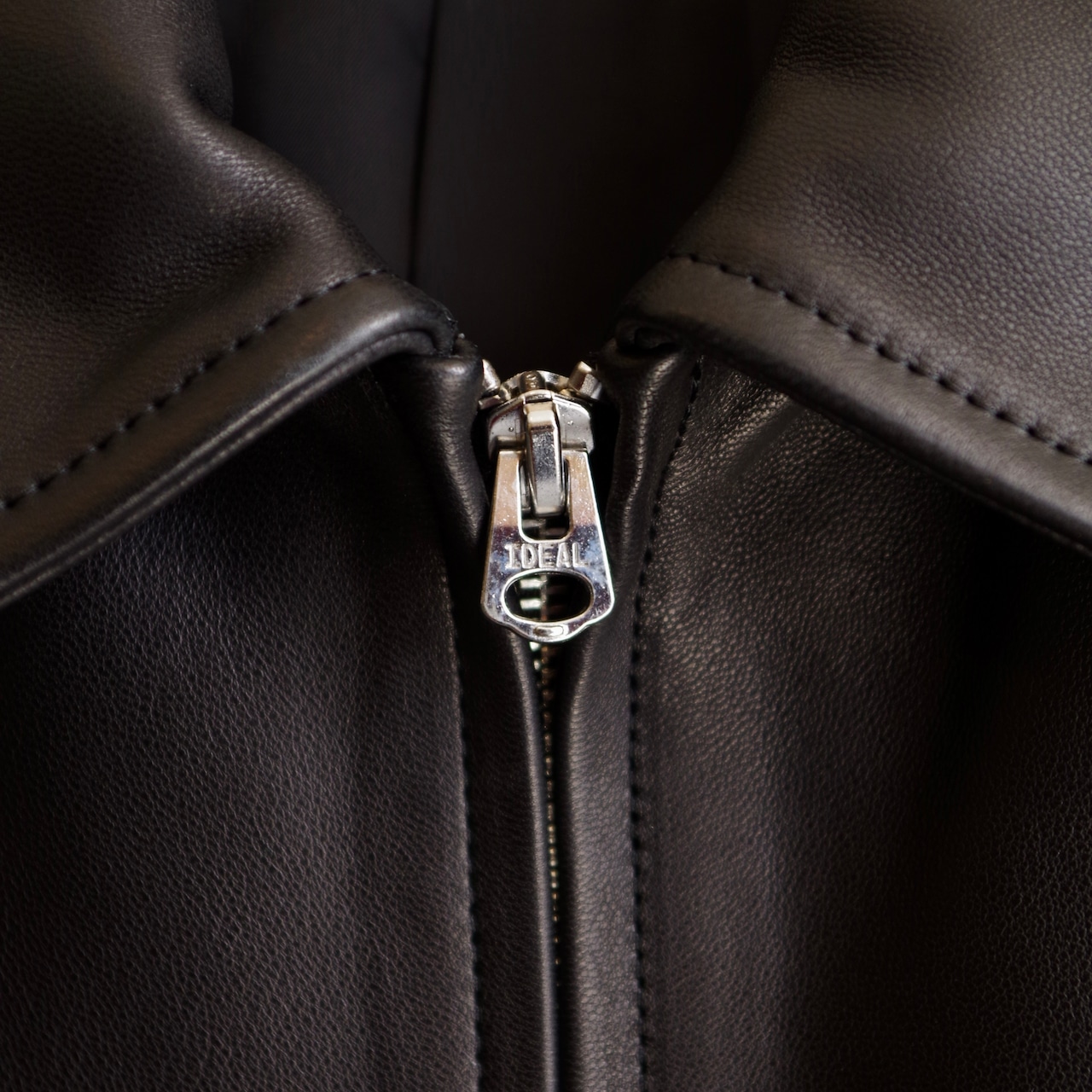 LOEFF Lamb Leather Biker Jacket