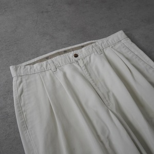 90s DOCKERS CHINO TROUSERS offwhite [W35L31相当] 古着