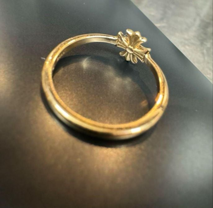 CHROME HEARTS クロムハーツ 22k CHプラス ワンダイヤ バブルガム