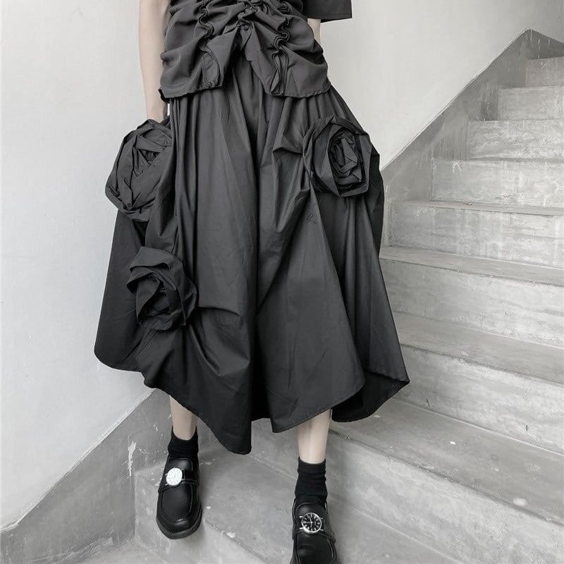 Rose Three-dimensional Volume Skirt【TR1458】