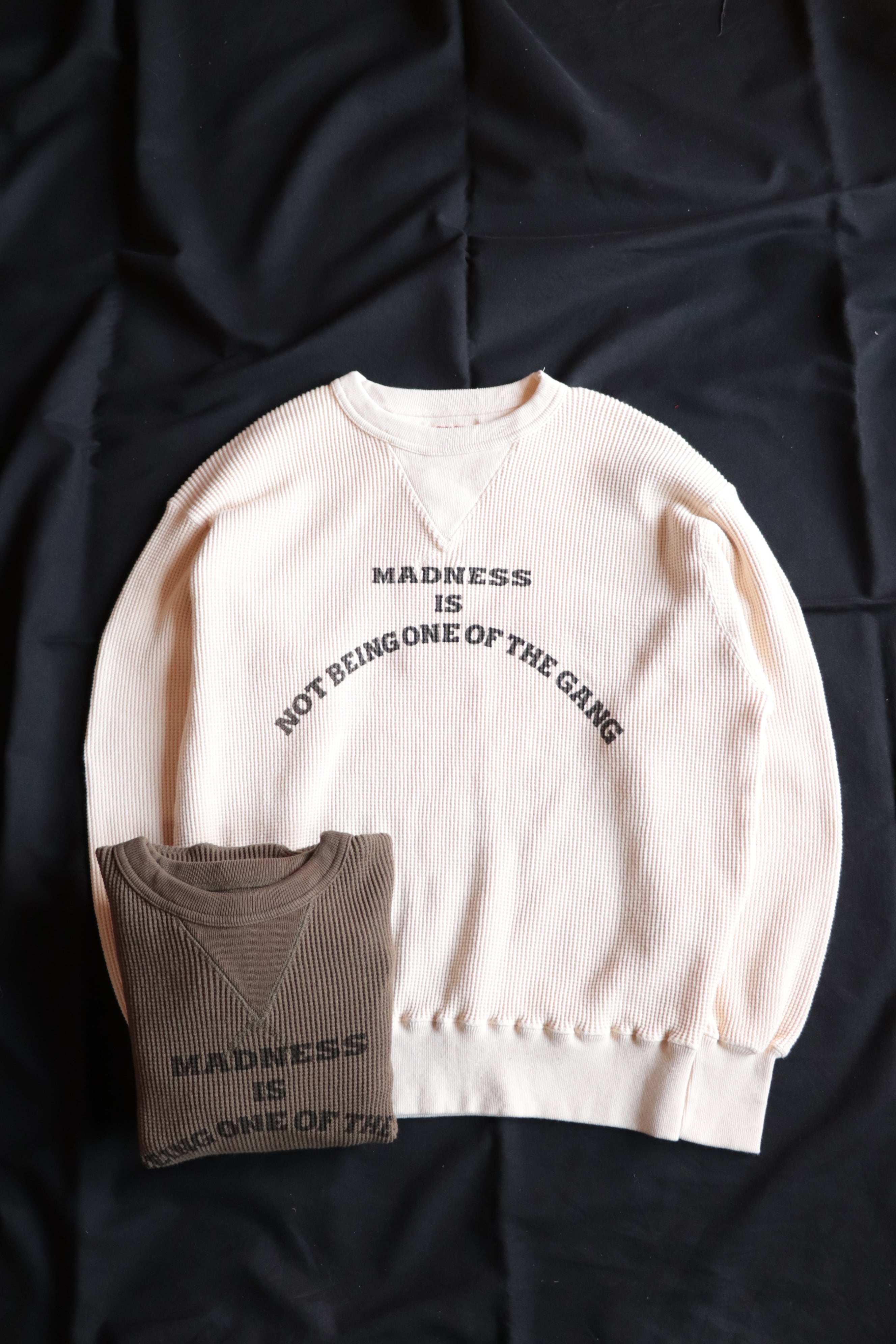 GYPSY & SONS/ジプシーアンドサンズ WAFFLE V SWEAT SHIRT GS2549938