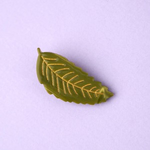 【Coucou Suzette  Autumn Tea Party collection -Chestnut Leaf hair clip-】