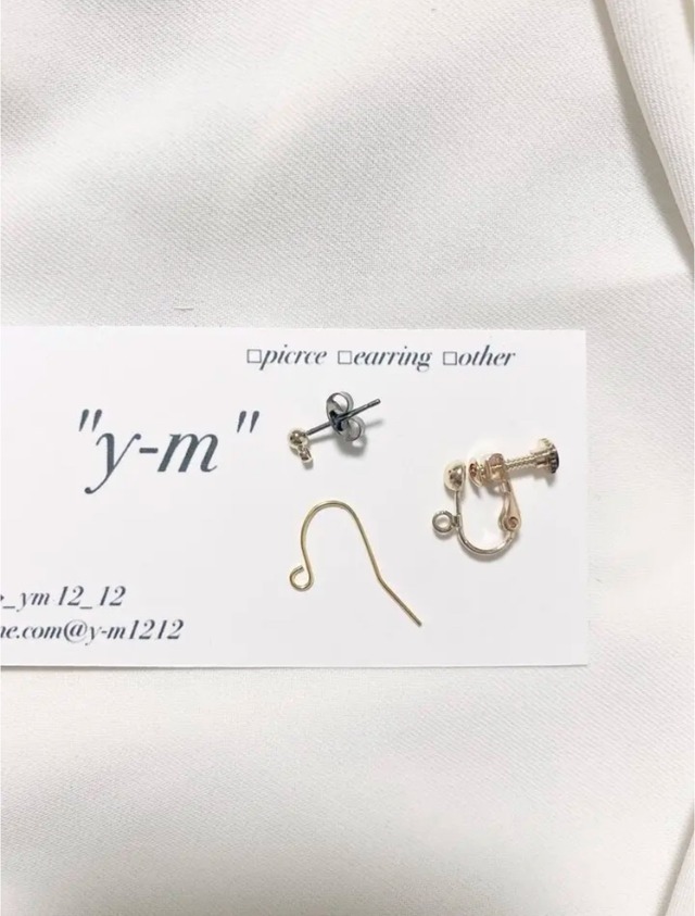 揺れるパールアクセサリー/y-m-上品なハンドメイドピアス