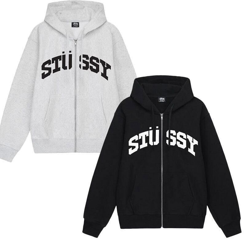 STUSSY BLOCK SPORT ジップアップ パーカー | street＊style