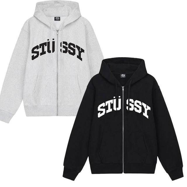 入手困難‼︎】STUSSY◎総柄 めまぐるしく ビッグロゴ フルジップ ｜その他 