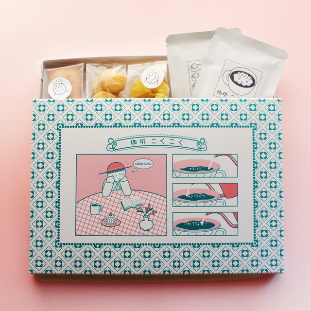 ・・珈琲こくこくセット ・・(コーヒー豆タイプ) 1/22発送