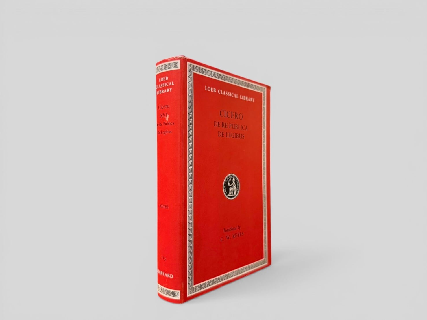 【SCT038】【Loeb Classical Library】De Re Publica / De Legibus(1994) /Cicero