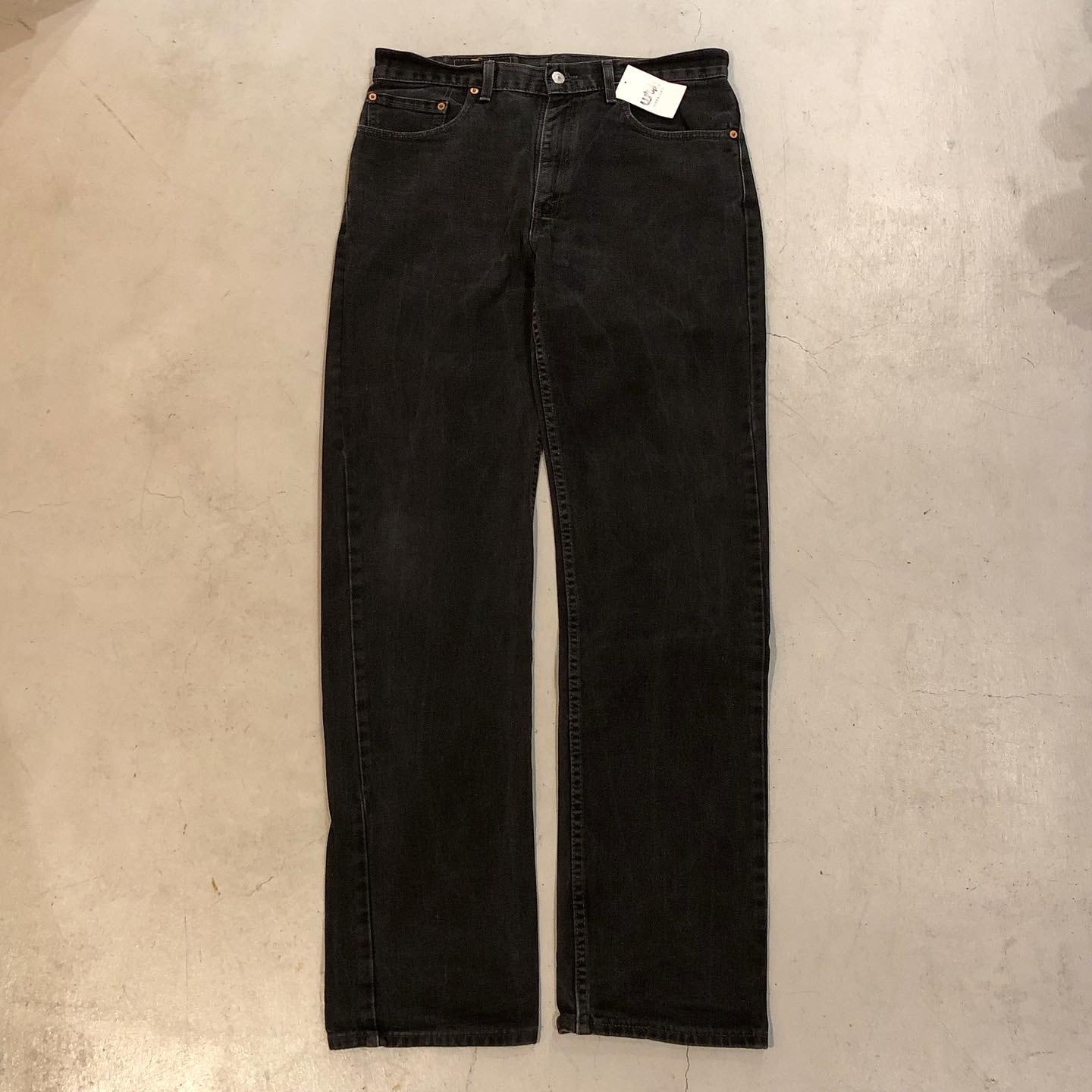 00s Levi's 505 black denim pants “USA”【高円寺店】