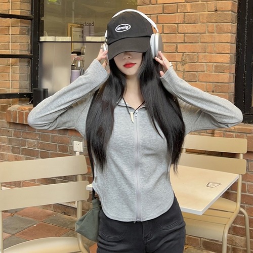 【大きいサイズM-4XL】【秋冬新作】ファッショントップス♪グレー/ブラック2色展開◆#scfmhn-295867