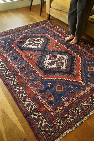 1615-Vintage Afshar rug