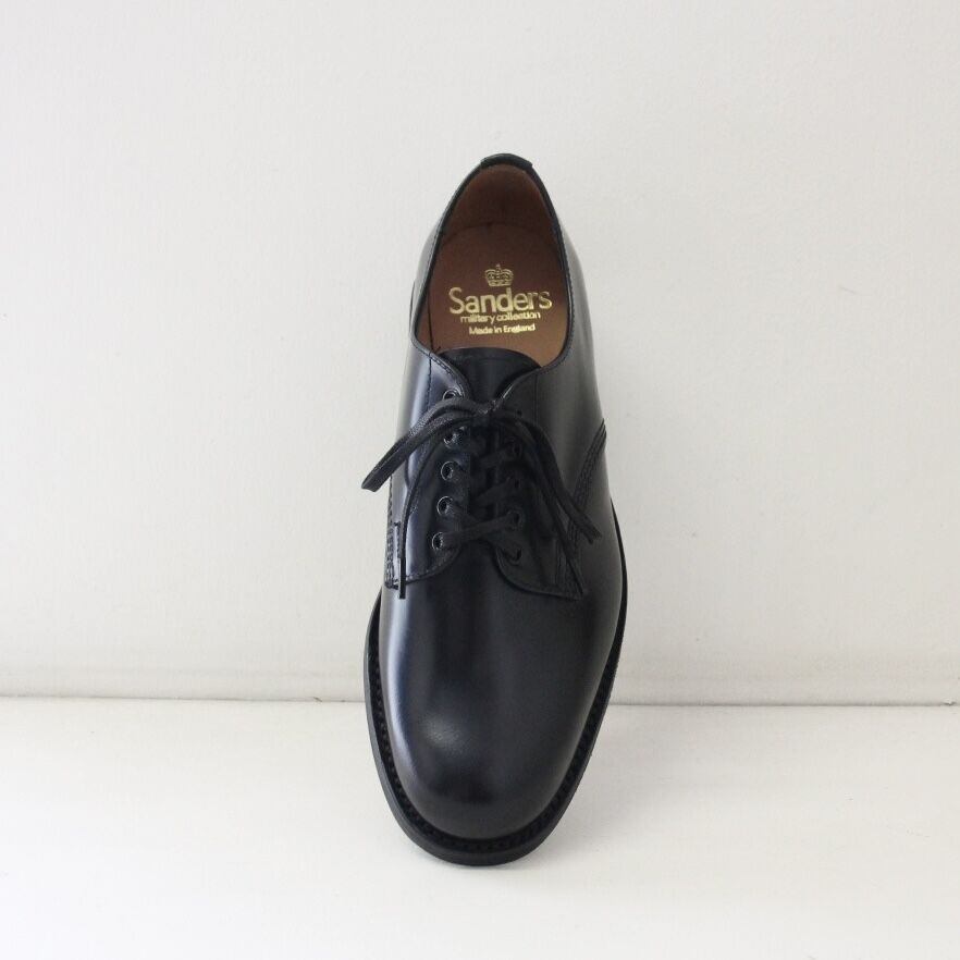 SANDERS Officer Shoe (オフィサーシューズ) black | coromo-cya-ya