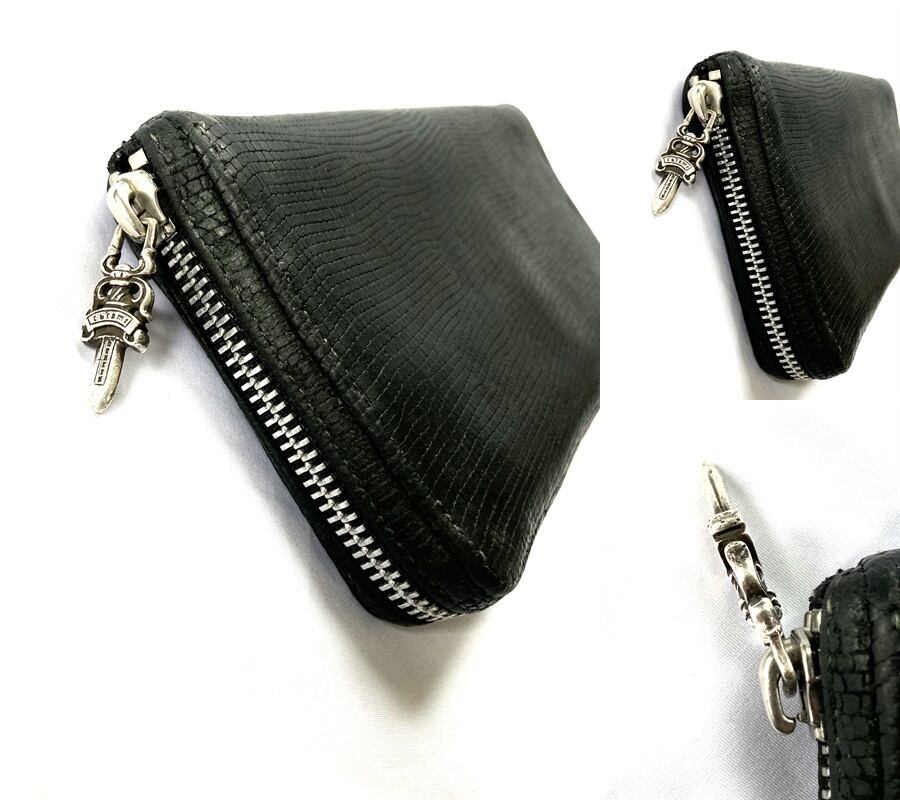 クロムハーツ CHROME HEARTS レックFジップ ラウンド ウォレット