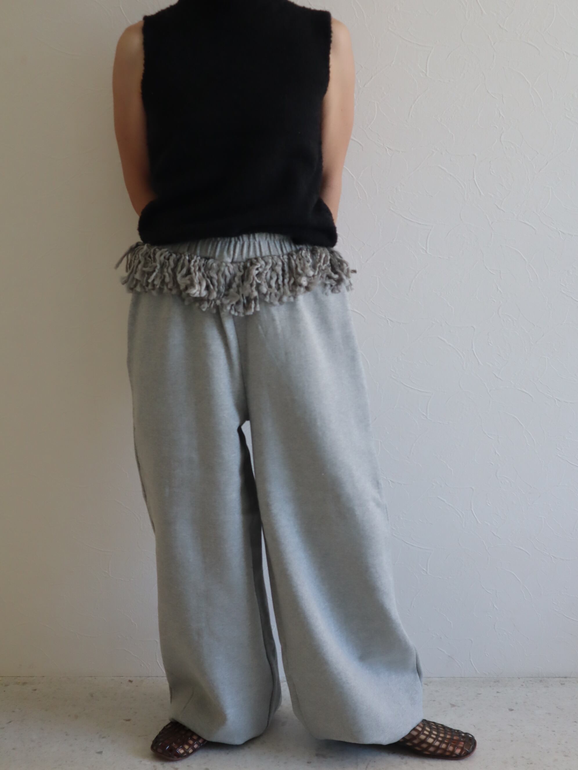 waist fringe pants