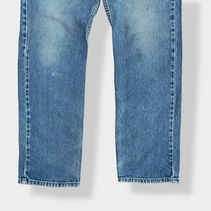 【LEVI'S】505  デニム ジーンズ ジーパン ダメージ W32L32 コロンビア製 テーパード リーバイス US古着