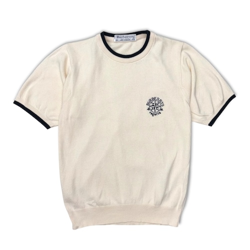 90s burberrys summer knit バーバリー　サマーニット　レディース