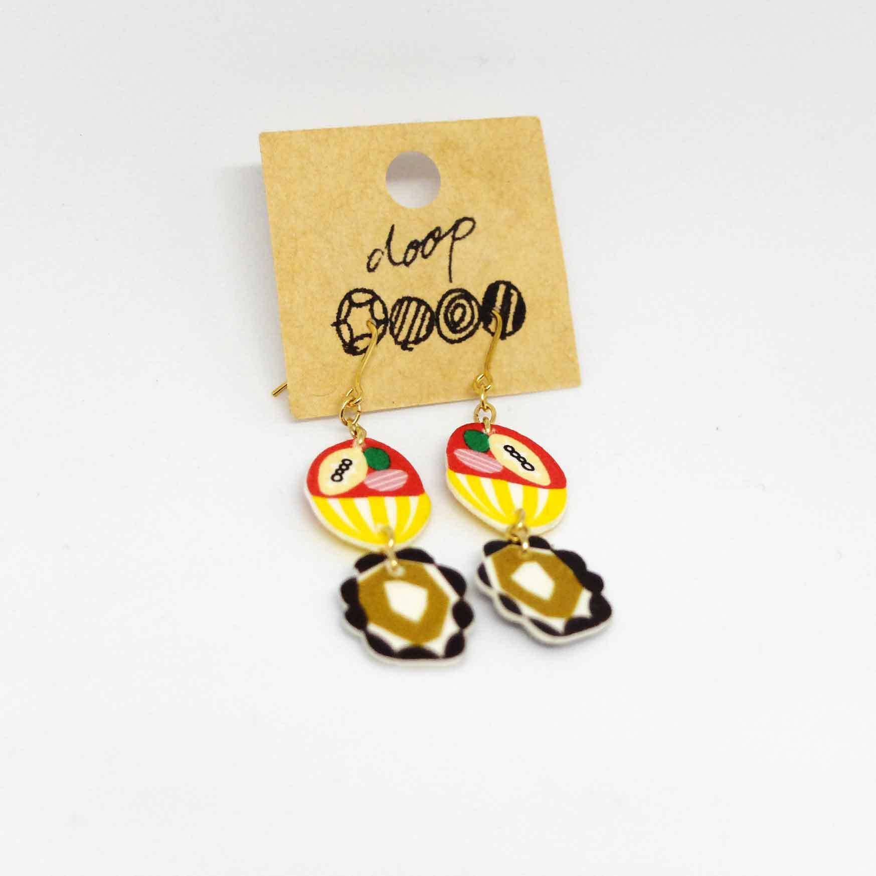 doop paper accessory２連ピアス/ ピアス /doop /