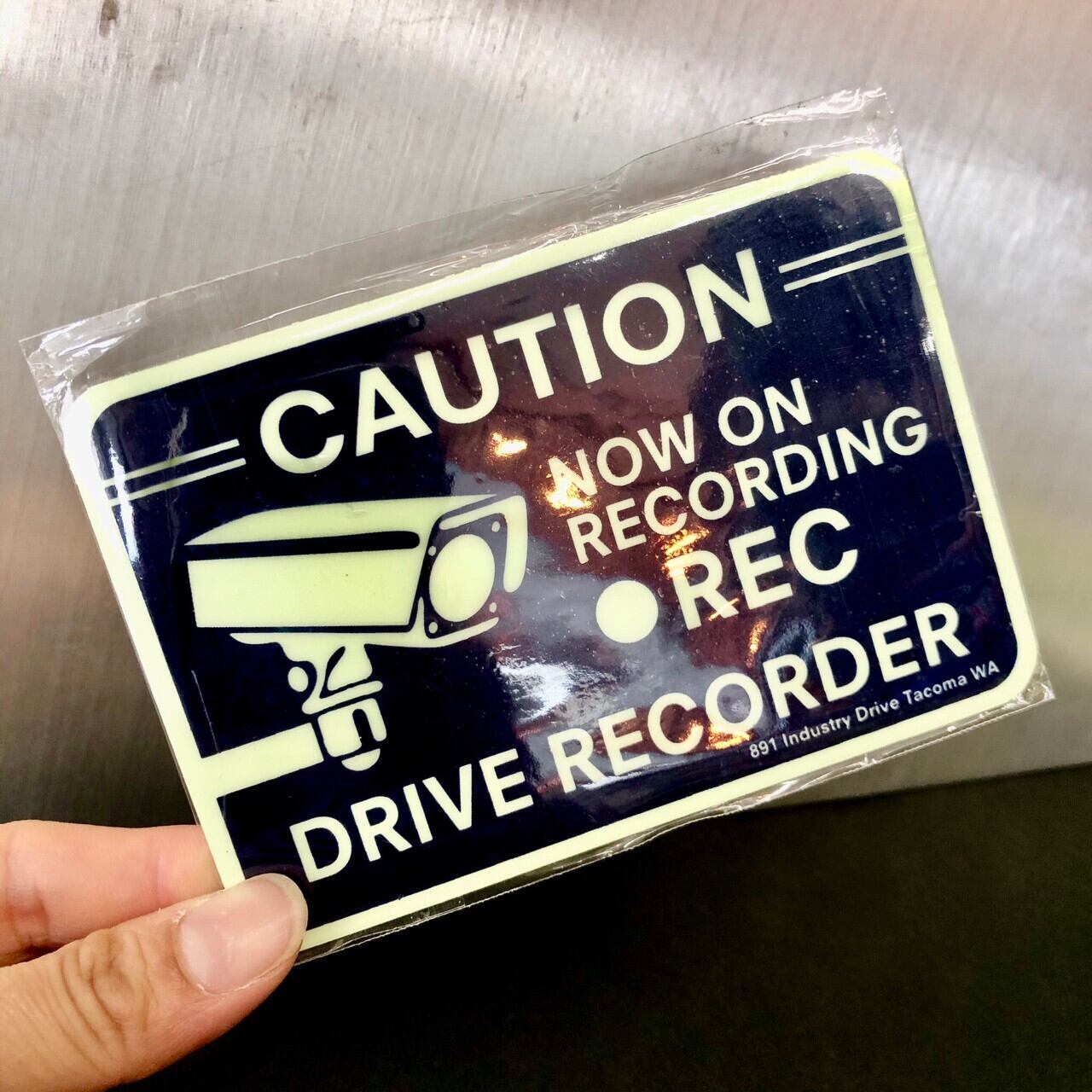 蓄光性 アルミ製グローステッカー ドライブレコーダー録画中 Aluminum Glowsticker Caution The Puppez E Shop ザ パペッツ松本 Webショップ 蓄光性 アルミ製グローステッカー ドライブレコーダー録画中 Aluminum Glowsticker Caution The Puppez E Shop ザ パペッツ松本 Webショップ