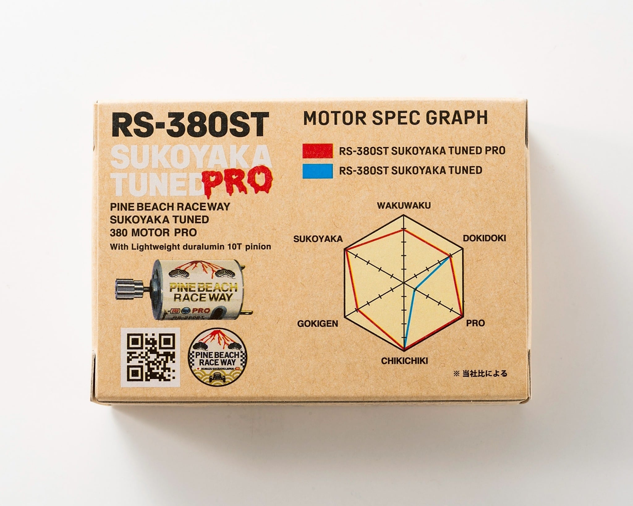 RS-380STPすこやかチューンモーターPRO10枚ピニオン付 | PINE BEACH RC