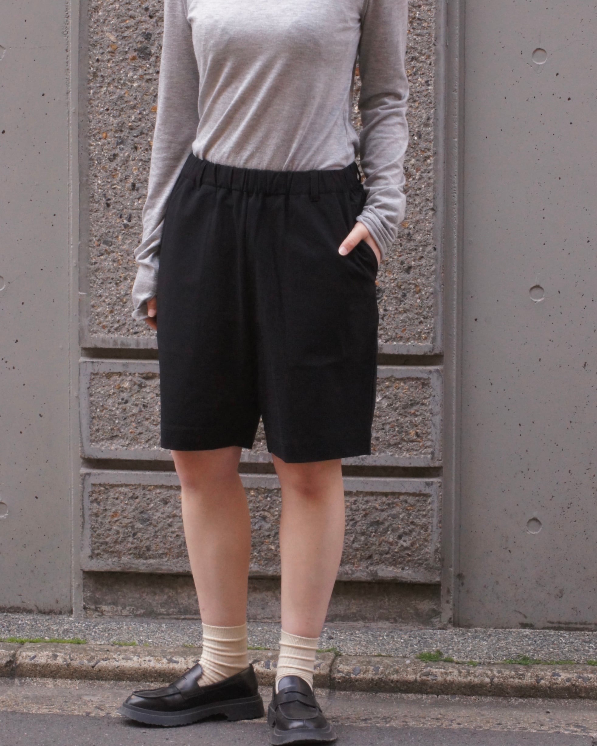 MANUAL ALPHABET】JOURPANTS SHORT / BLACK | ROGER'S North land