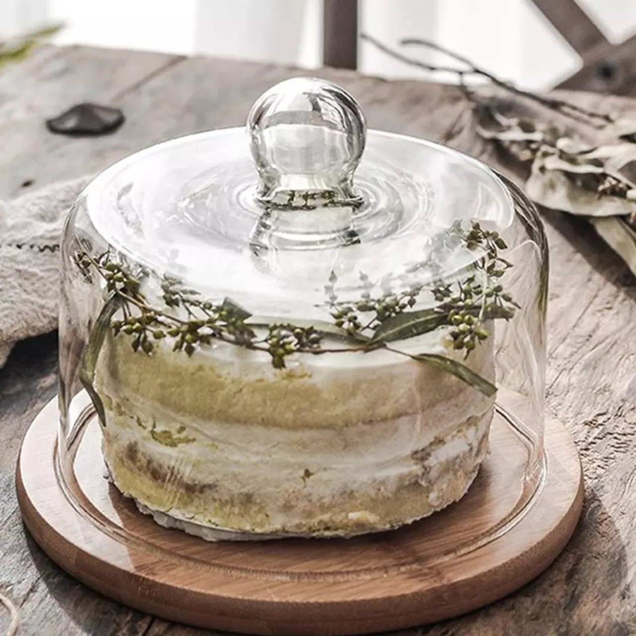 トレイ付きケーキカバー