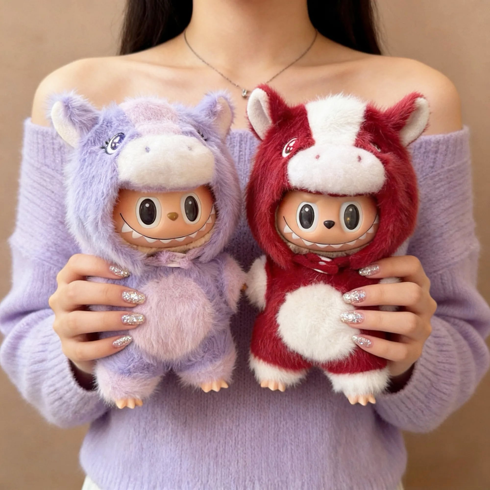 セール第二弾！先着30名限定2,626円！Labubu The Monsters もふもふ馬