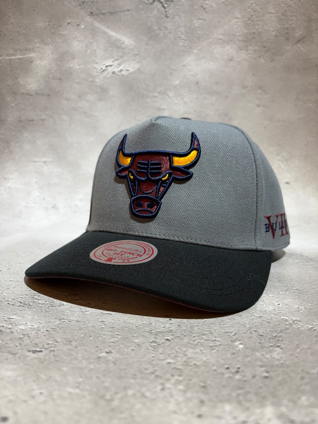 Mitchell＆Ness/ミッチェルアンドネス NBA シカゴ・ブルズ キャップ グレー
