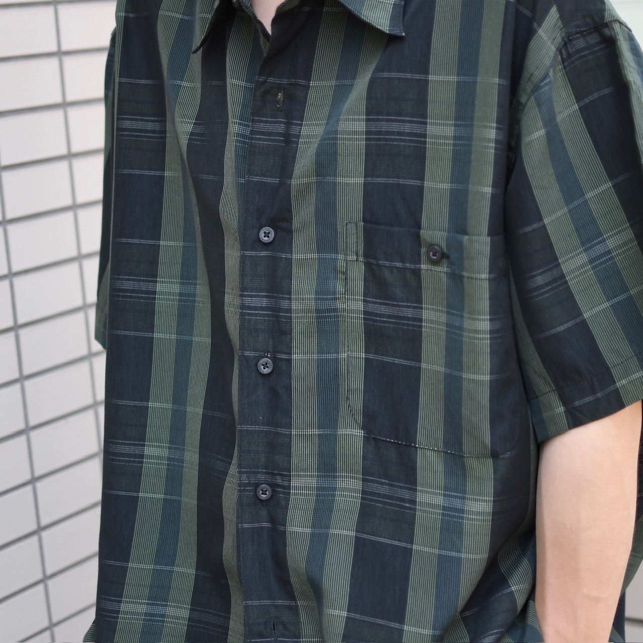 HAGGAR smooth check shirt