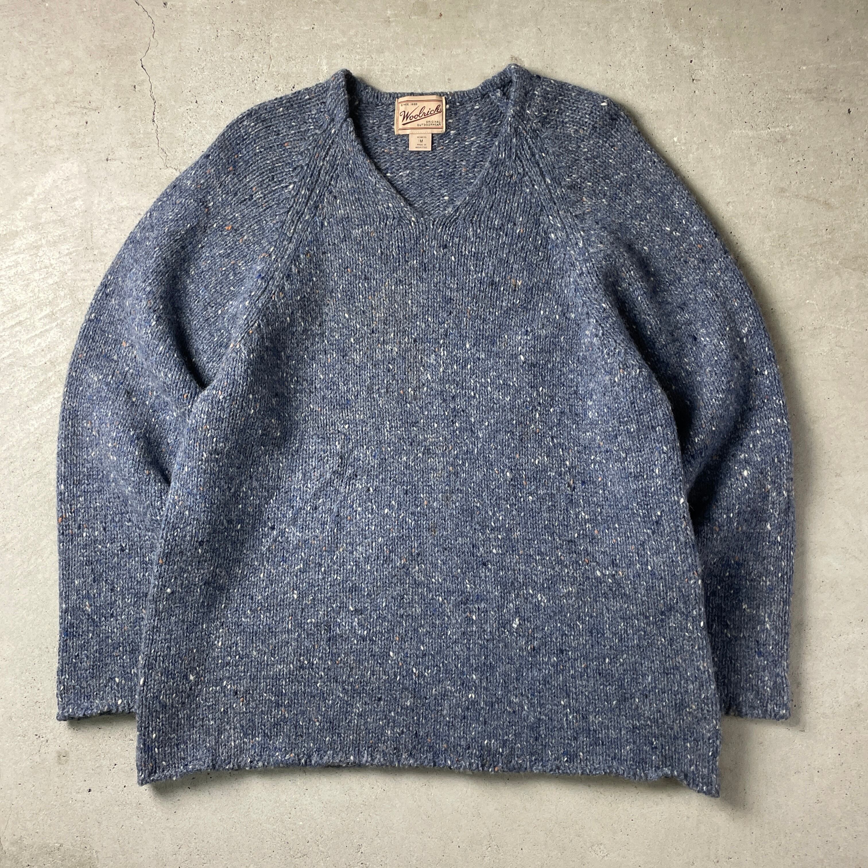 【USA製】vintage 90s Woolrich ウール　ニット セーター