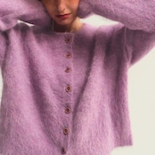 【2color】光をすくうふわふわショートカーディガン 《P0307》