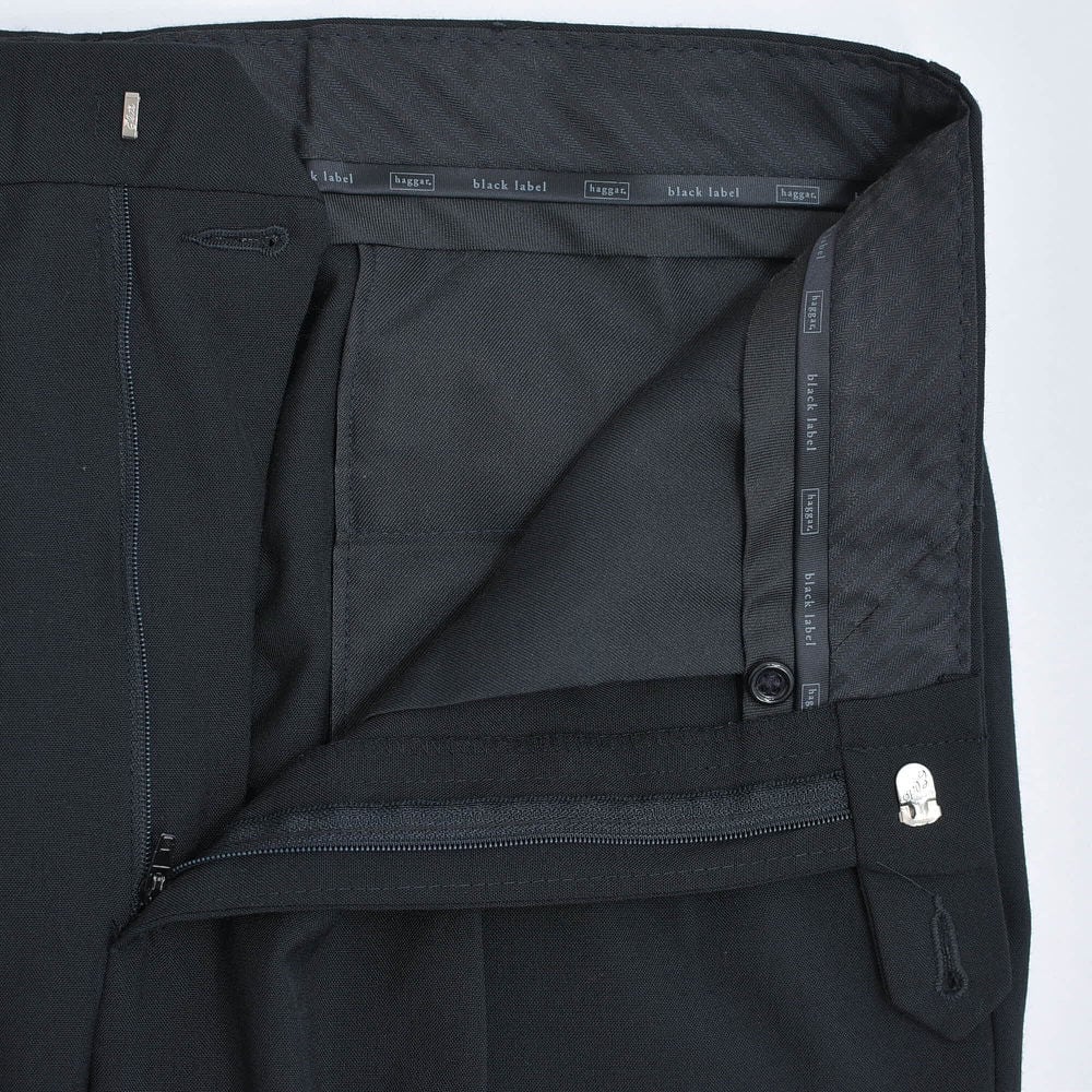 00s メキシコ製 haggar black label ハガー ワイド 2タック スラックス